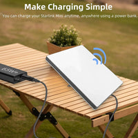 USB-C Male to DC Female Power Cable Adapter for Starlink Mini