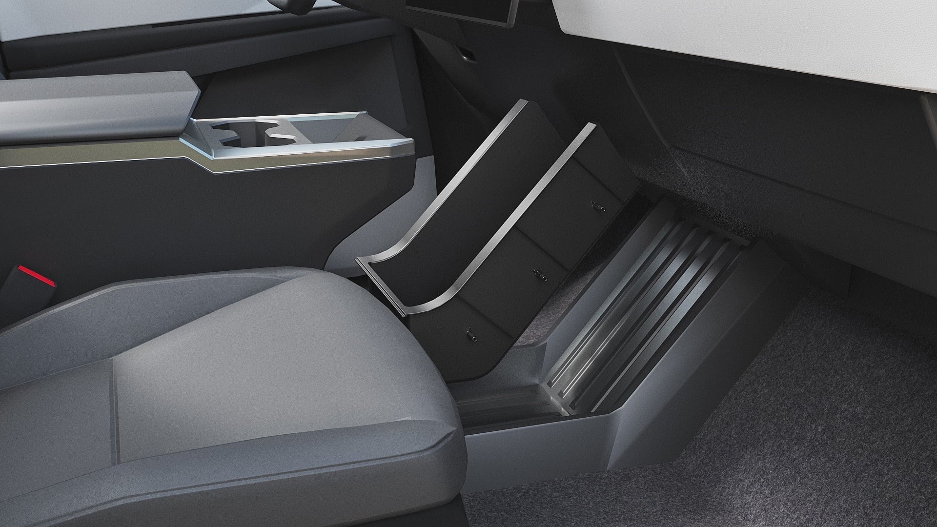 Aisle Central Storage Box For Tesla Cybertruck Lower Center Console (Pre Order)