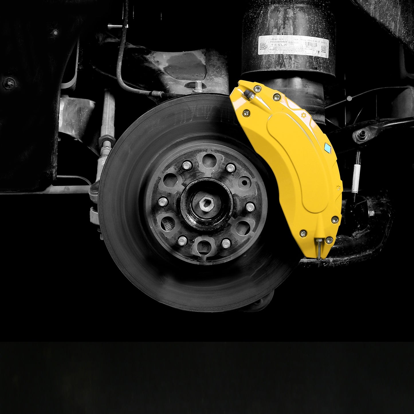 CTmods® Red/Yellow Brake Caliper Covers Wheel Accessories For Tesla Cybertruck