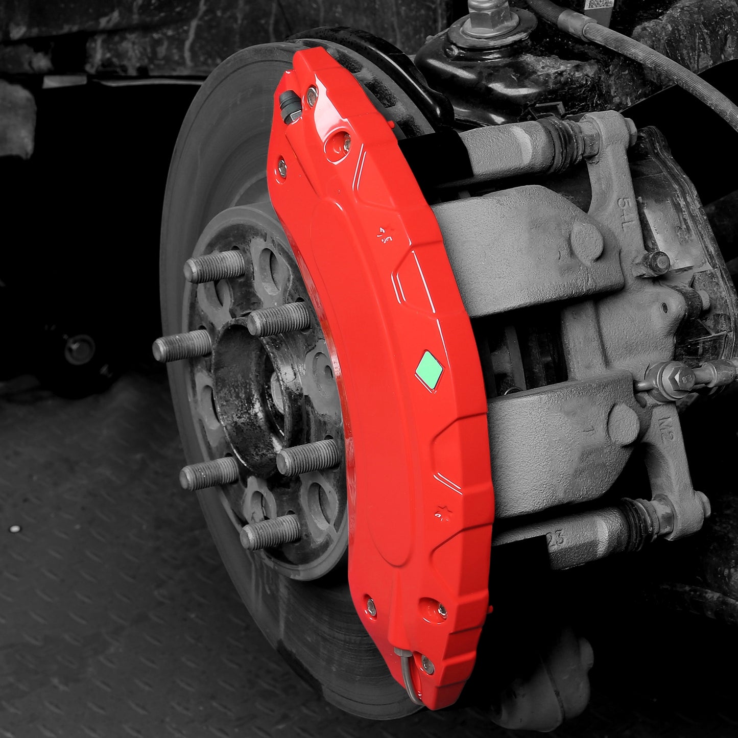 CTmods® Red/Yellow Brake Caliper Covers Wheel Accessories For Tesla Cybertruck
