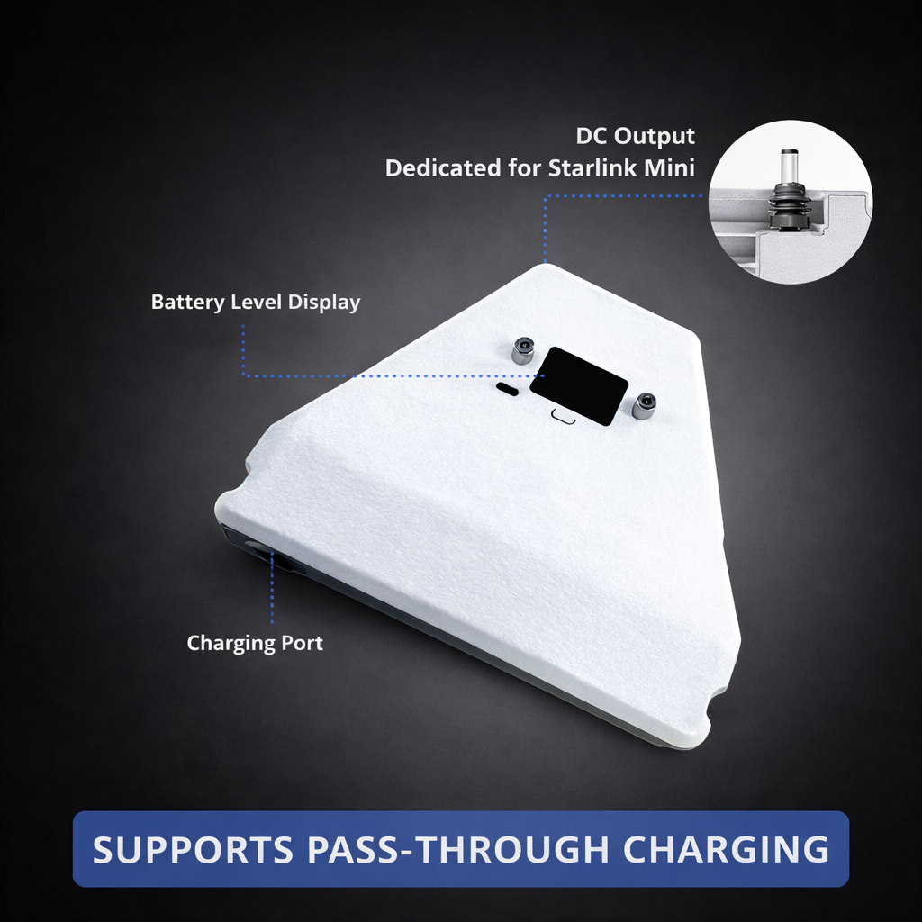 Starlink Mini Battery Pack 35000mAh 6H Runtime view 3