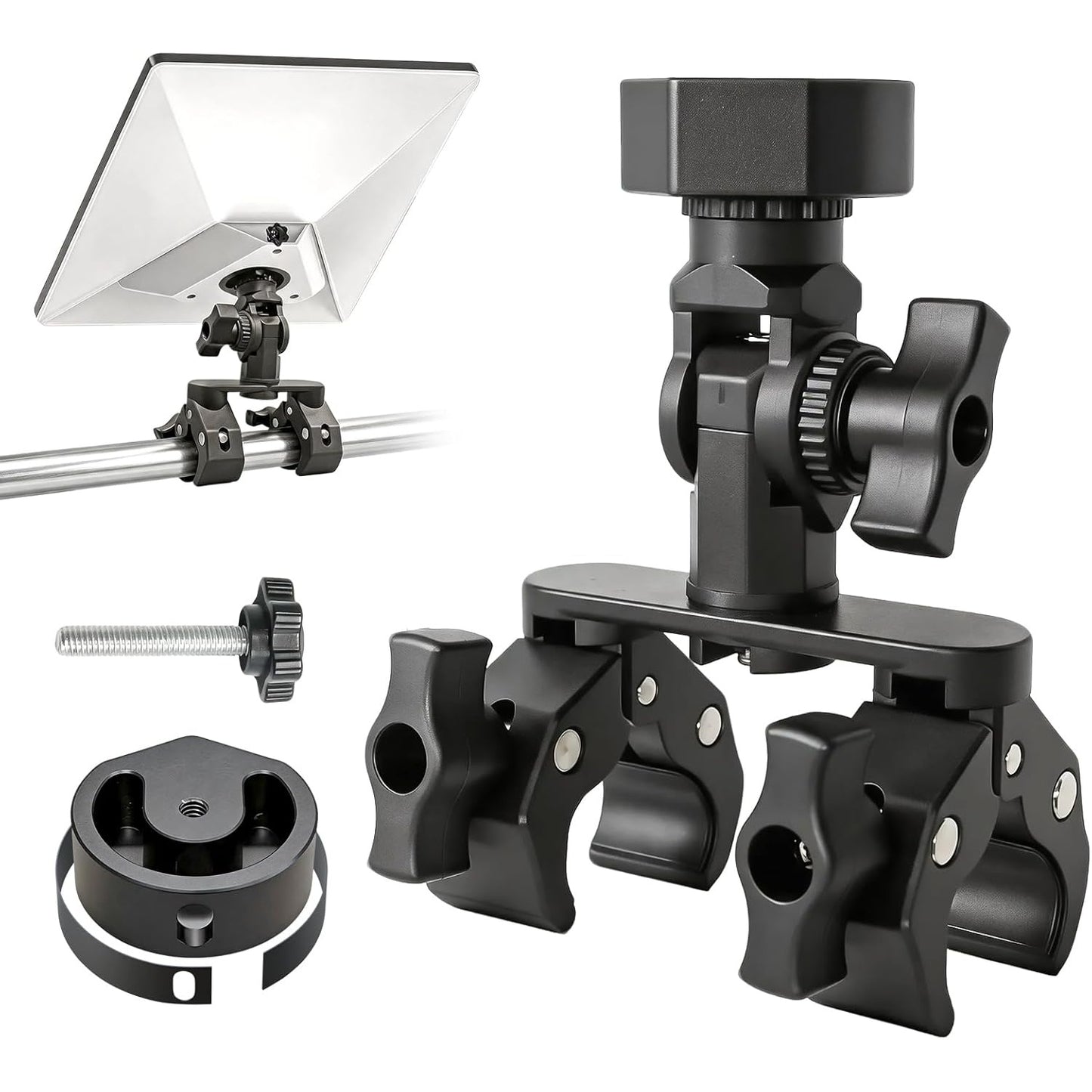 Starlink Mini aluminum adapter dual clamp vehicle mount