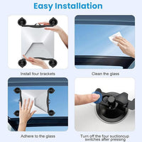 Starlink Mini Vehicle Suction Mount Rugged Metal view 2