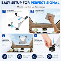 Starlink Mini Silicone Protective Case & 4-Cup Suction Mount Kit