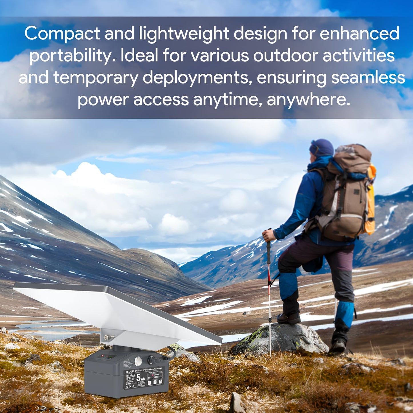 Starlink Mini Expandable Battery Pack – 29700mAh Portable Power Bank with Parallel Battery Connection for Outdoor & Off-Grid Use