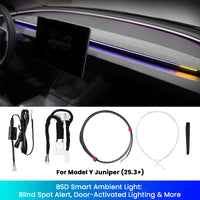 BSD Blind Spot Monitor Atmosphere Light System For Tesla Model 3/Y/3 Highland/Y Juniper