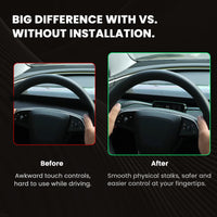 Turn Signal & Gear Shift Stalk With Display For Tesla Model 3 Highland / Y Juniper