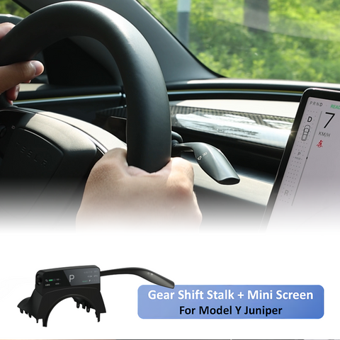 Turn Signal & Gear Shift Stalk With Mini Display For Tesla Model 3 Highland / Y Juniper