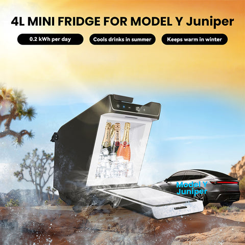 Rear Center Interior Refrigerator For Tesla Model Y Juniper（2025.3+）