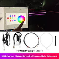 BSD 2.0 Blind Spot Warning System For Tesla Model 3 Highland / Y Juniper/Cybertruck Ambient Lighting