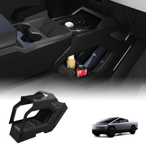 Aisle Central Storage Box For Tesla Cybertruck Lower Center Console (Pre Order)