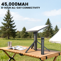 Starlink Mini Mount with 45,000mAh Battery Pack 30V 2A Output for Outdoor & Camping