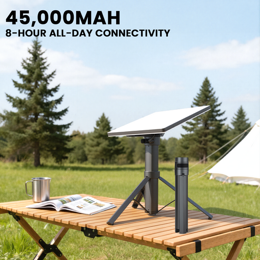 Starlink Mini Mount with 45,000mAh Battery Pack 30V 2A Output for Outdoor & Camping