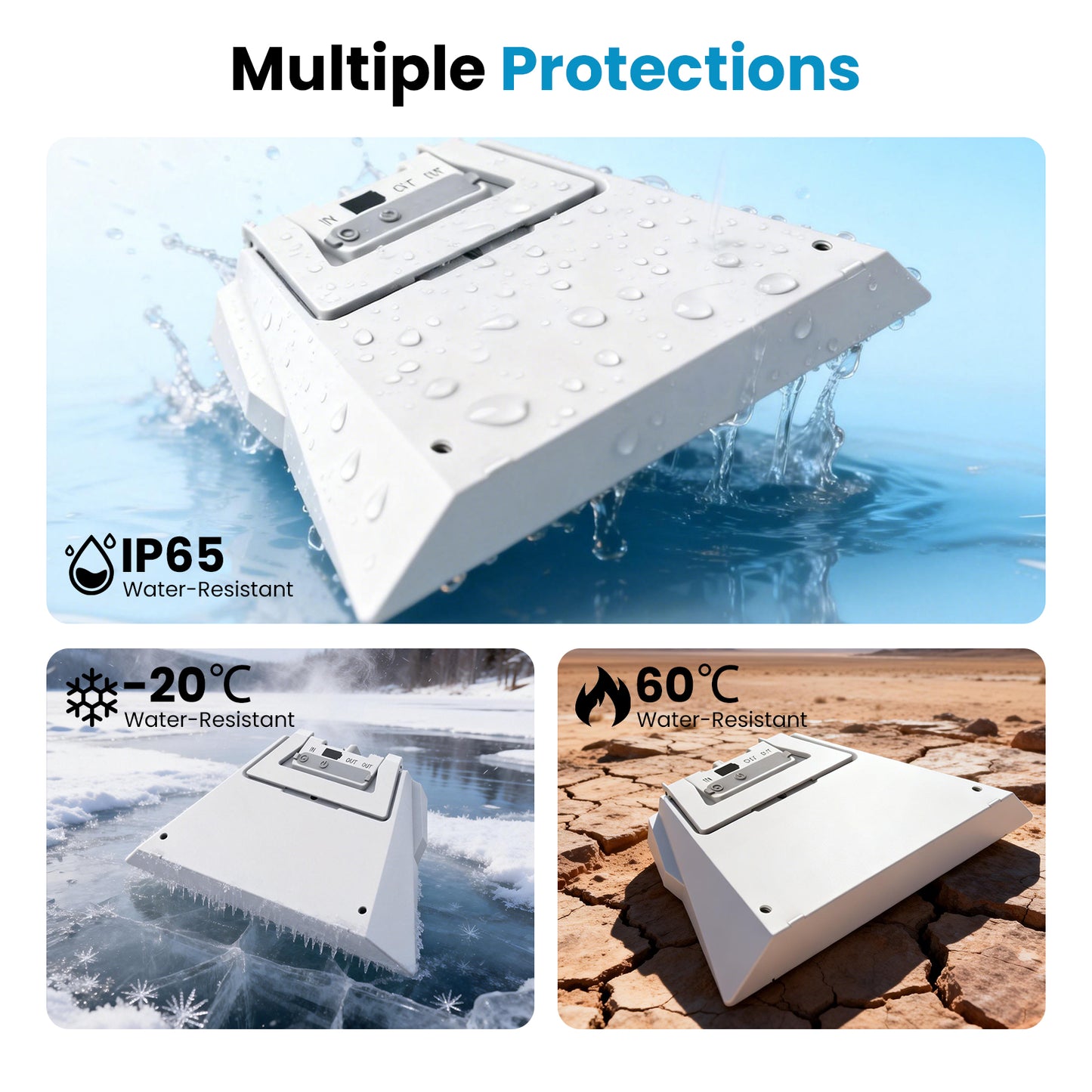 Portable Power Bank for Starlink Mini 35,000mAh High-Power Portable Battery with Tripod Mount & Fast Charging