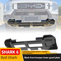 BYD Shark 6 Black Front Bumper Guard - Dark Knight Lower Skid Plate Modification Kit