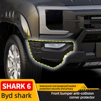 BYD Shark 6 Front Bumper Corner Guards - Front Lip Splitter Anti-Scratch Protection Kit