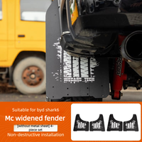 BYD Shark 6 Mud Flaps - Widened MC Style 4-Piece Splash Guards Set