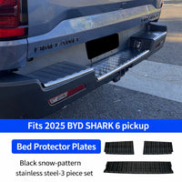 BYD Shark 6 Stainless Steel Rear Bumper Protector - Trunk Sill Guard Plate