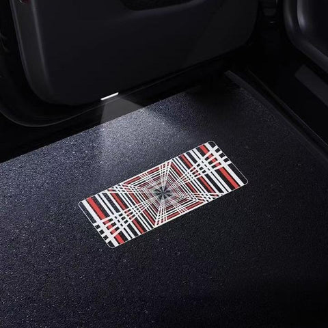 2025 2026 Let Your Tesla Greet You in Style-Smart Welcome Door Light for Model 3/Y/Cybertruck