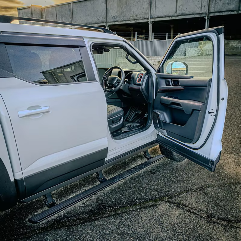 BYD Shark 6 Electric Running Boards Side Steps - Exterior Brackets Nerf Bars