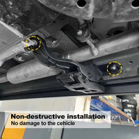 BYD Shark 6 Electric Running Boards Side Steps - Exterior Brackets Nerf Bars