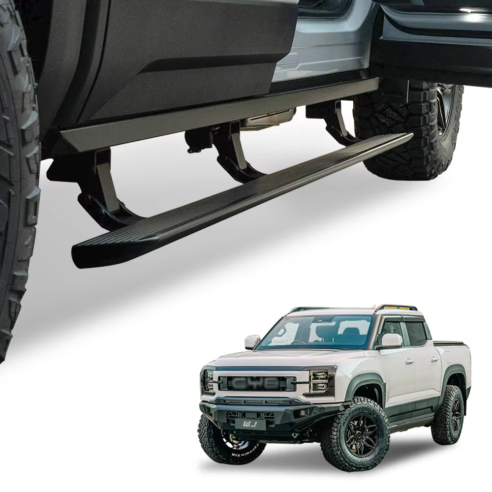 BYD Shark 6 Electric Running Boards Side Steps - Exterior Brackets Nerf Bars