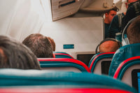 Long-haul airplane flight - perfect use case for Air Comfort Travel Cushion