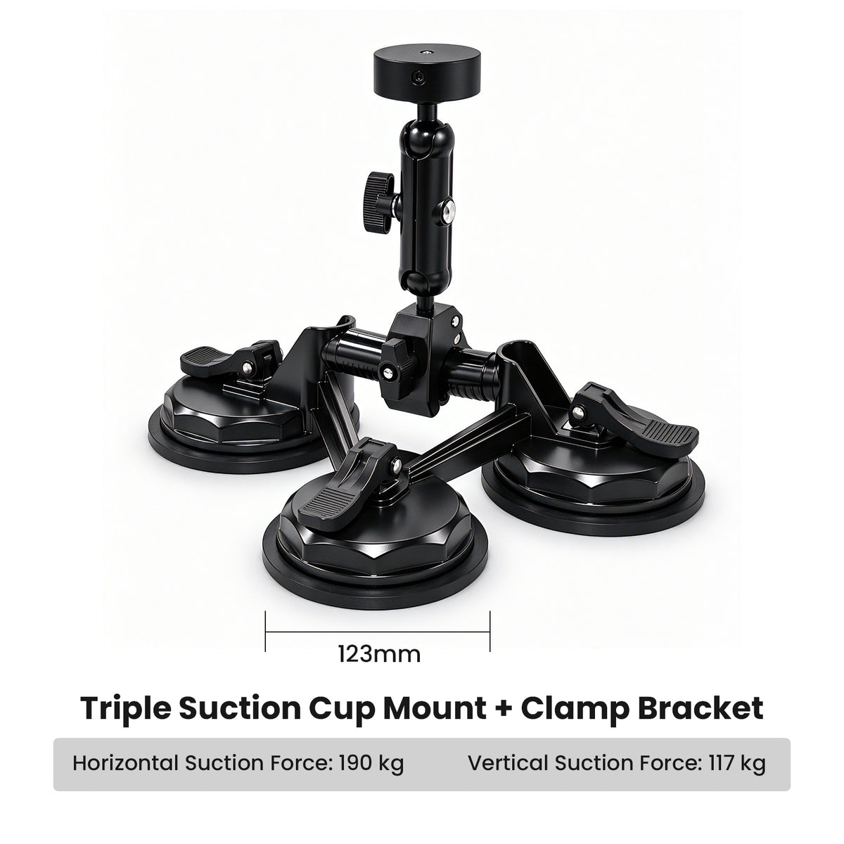 Starlink Mini Heavy-Duty Suction Cup Mount with Clamp