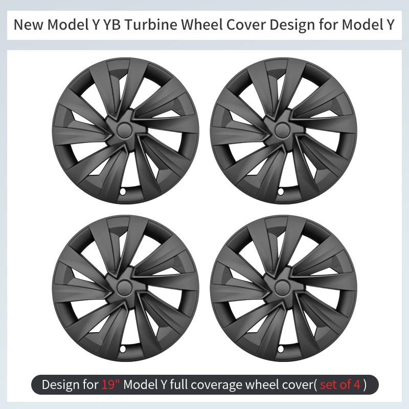 19"/20" X Style YB Turbine Knife Wheel Covers for Tesla Model Y Juniper