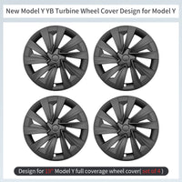 19"/20" X Style YB Turbine Knife Wheel Covers for Tesla Model Y Juniper