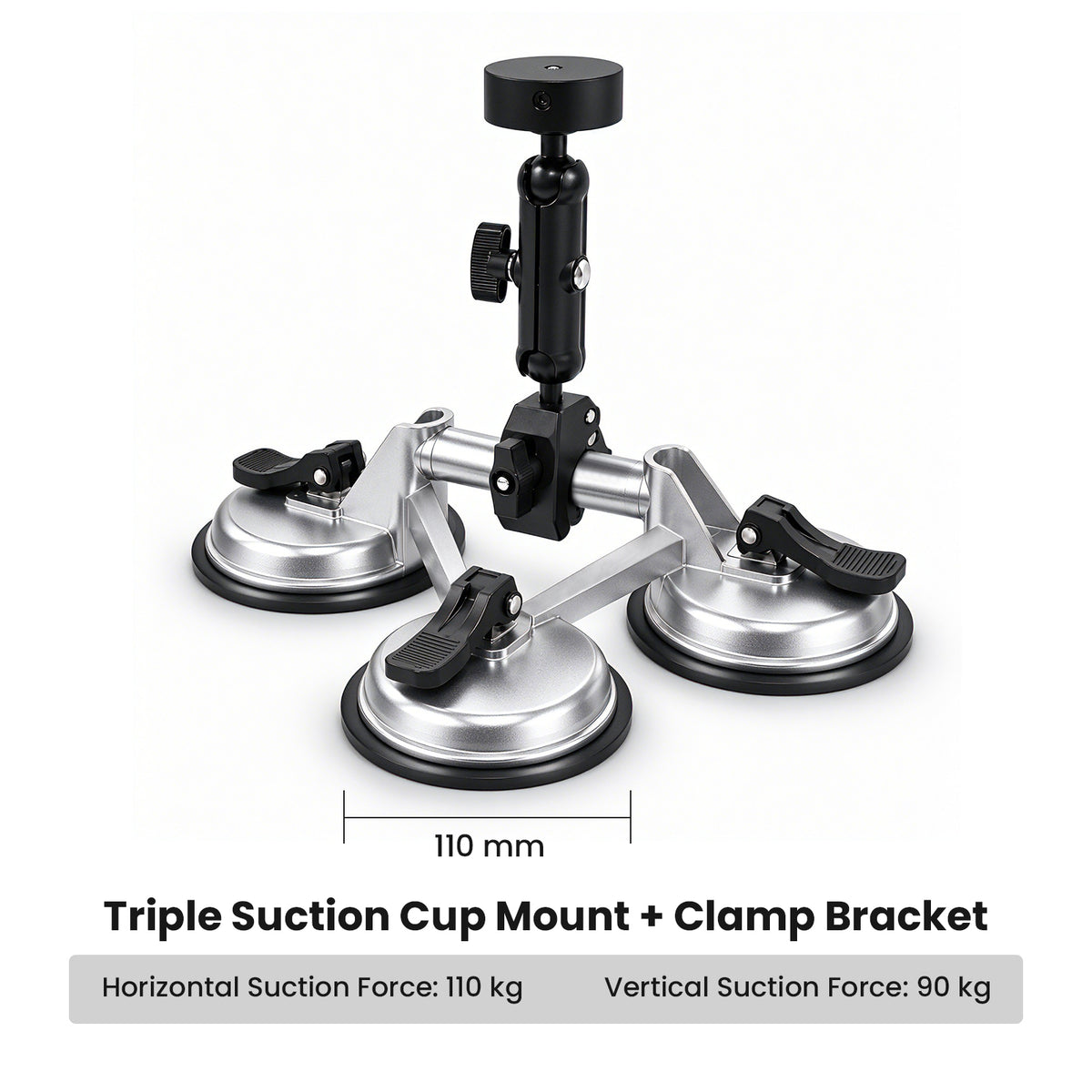 Starlink Mini Heavy-Duty Suction Cup Mount with Clamp