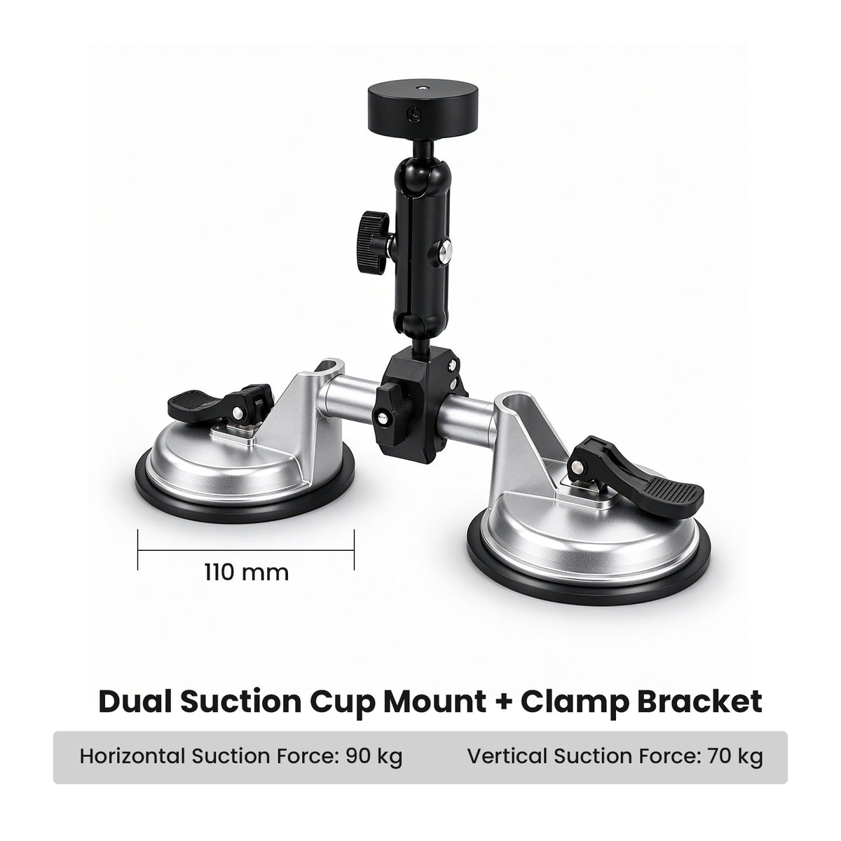 Starlink Mini Heavy-Duty Suction Cup Mount with Clamp