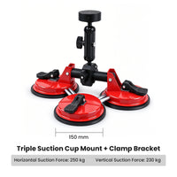 Starlink Mini Heavy-Duty Suction Cup Mount with Clamp