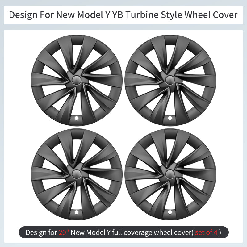 19"/20" X Style YB Turbine Knife Wheel Covers for Tesla Model Y Juniper