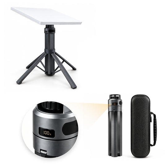Starlink Mini Foldable Battery Tripod With Digital Display — Up to 4 Hours · 99Wh