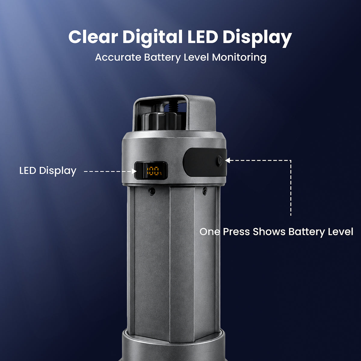 Starlink Mini Foldable Battery Tripod With Digital Display — Up to 10 Hours · 219Wh