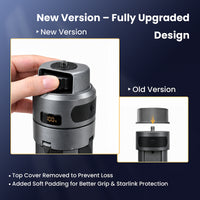 Starlink Mini Foldable Battery Tripod With Digital Display — Up to 10 Hours · 219Wh