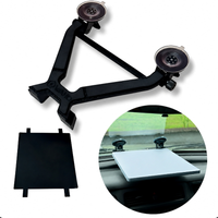 Starlink Mini Windshield Suction Cup Mount Base with Crossbar and Black Anti-Glare Cloth