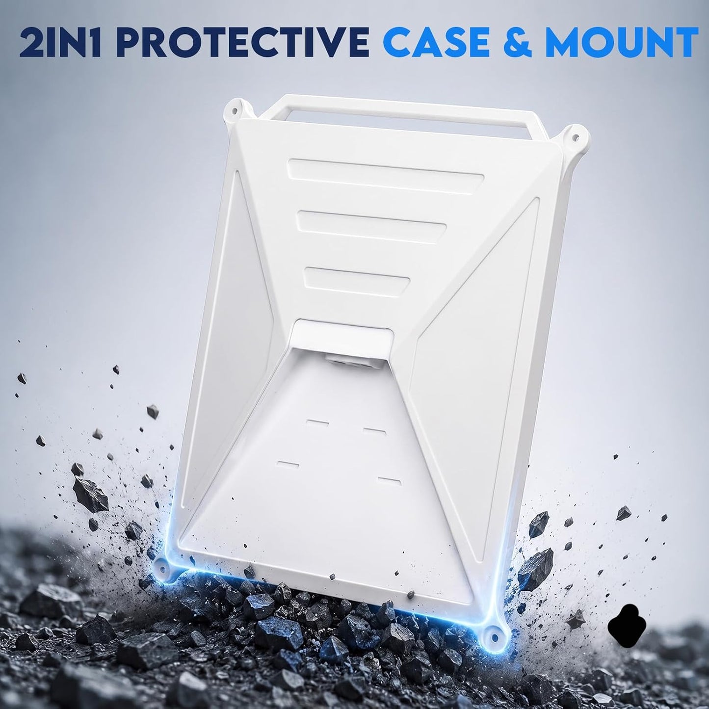 Starlink Mini Silicone Protective Case & 4-Cup Suction Mount Kit