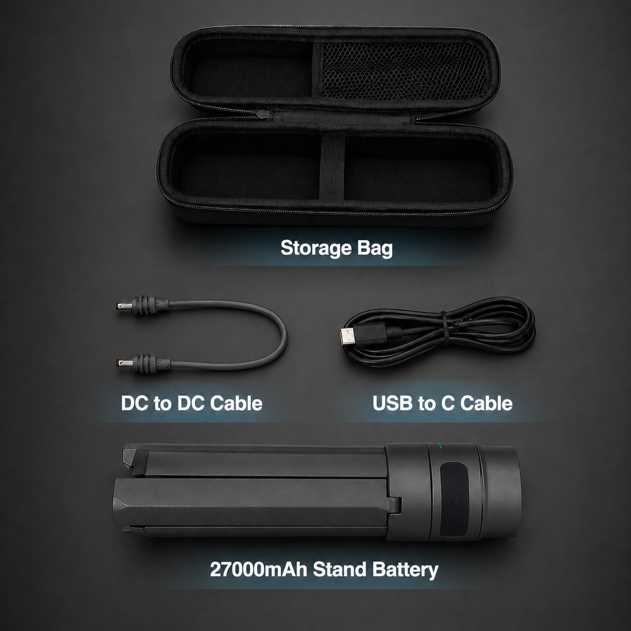 Starlink Mini Battery Tripod Mount, 45000mAh Adjustable Stand for Camping & RV