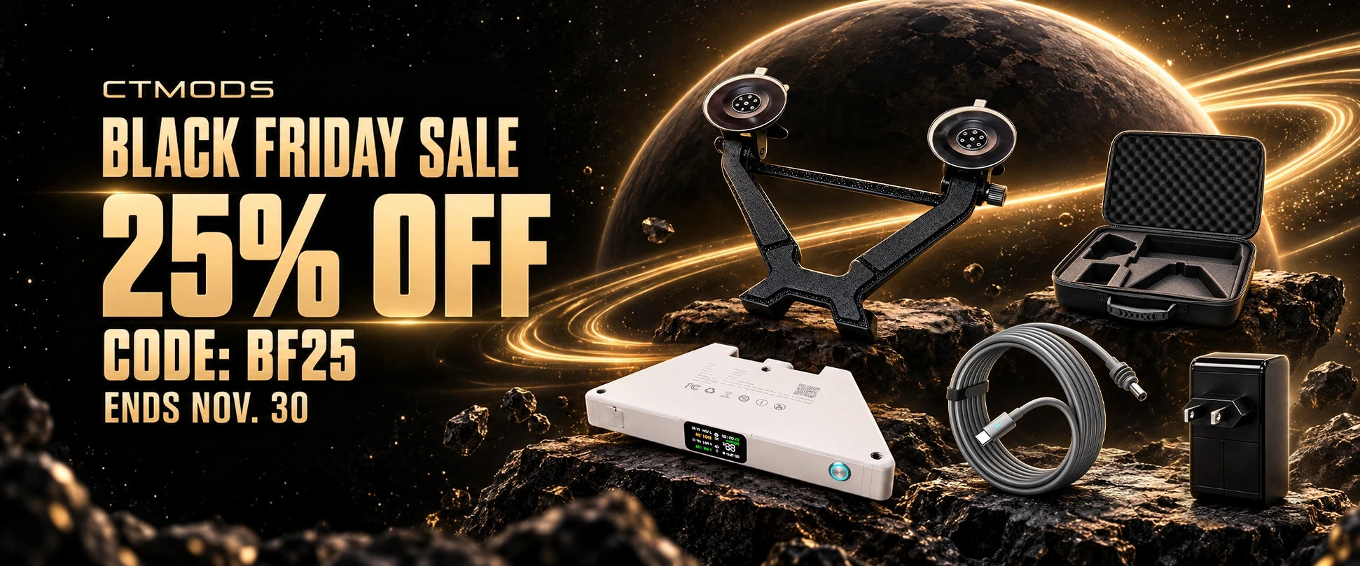 CTMODS Black Friday Sale. 25% OFF. Code BF25. November 1–30.